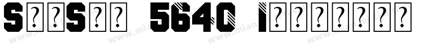 SimSun 5640 Identity H字体转换